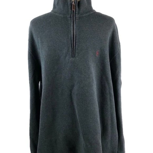 Polo Ralph Lauren Grey Quarter Zip XL - Picture 1 of 3